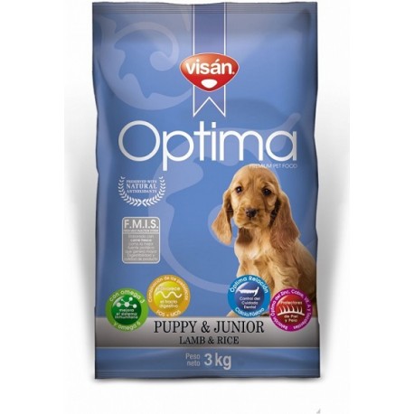 Optima puppy & Junior Lamb & rice